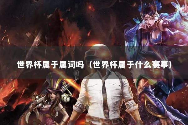 世界杯属于属词吗（世界杯属于什么赛事）