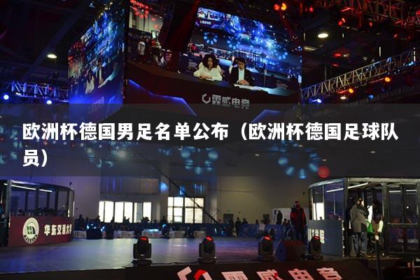 欧洲杯德国男足名单公布（欧洲杯德国足球队员）