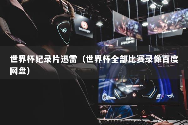 世界杯纪录片迅雷(世界杯全部比赛录像百度网盘)