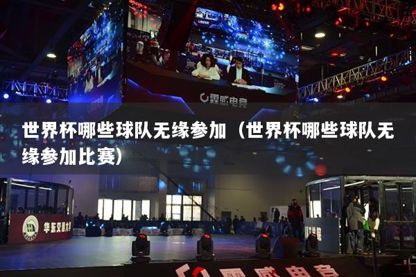 世界杯哪些球队无缘参加(世界杯哪些球队无缘参加比赛)