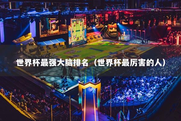 世界杯最强大脑排名(世界杯最厉害的人)